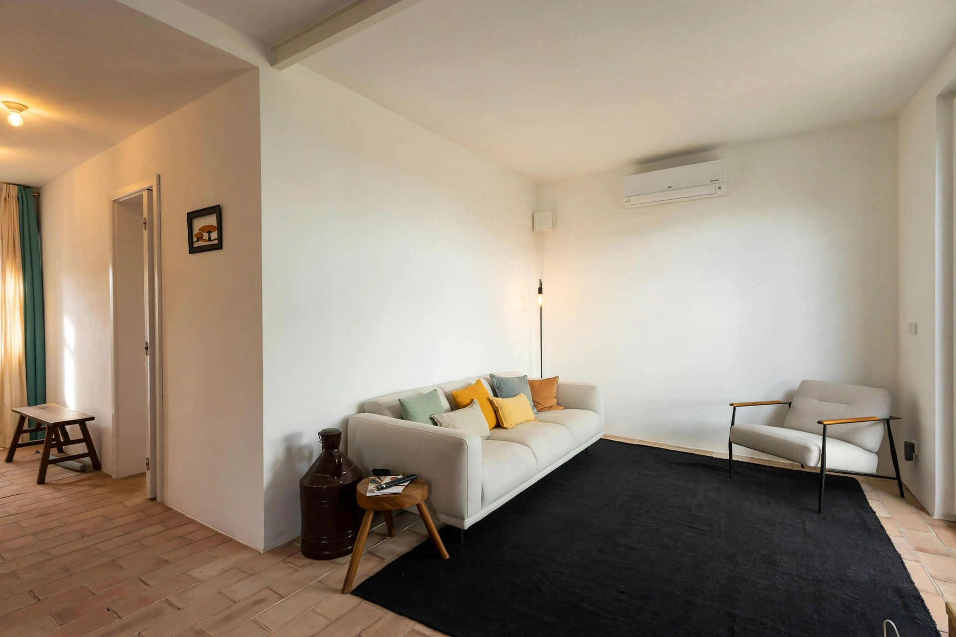 Sala de estar da casa MonteZinho