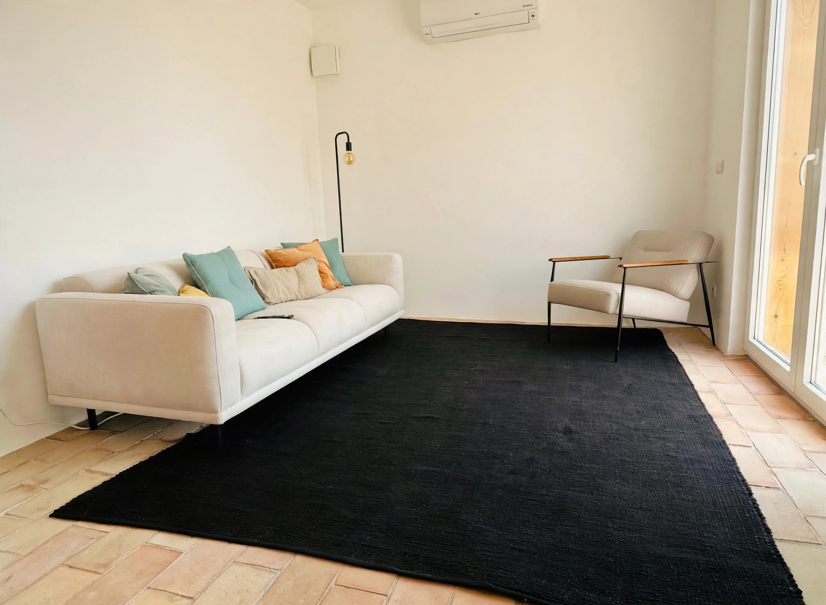 Sala de estar da casa MonteZinho